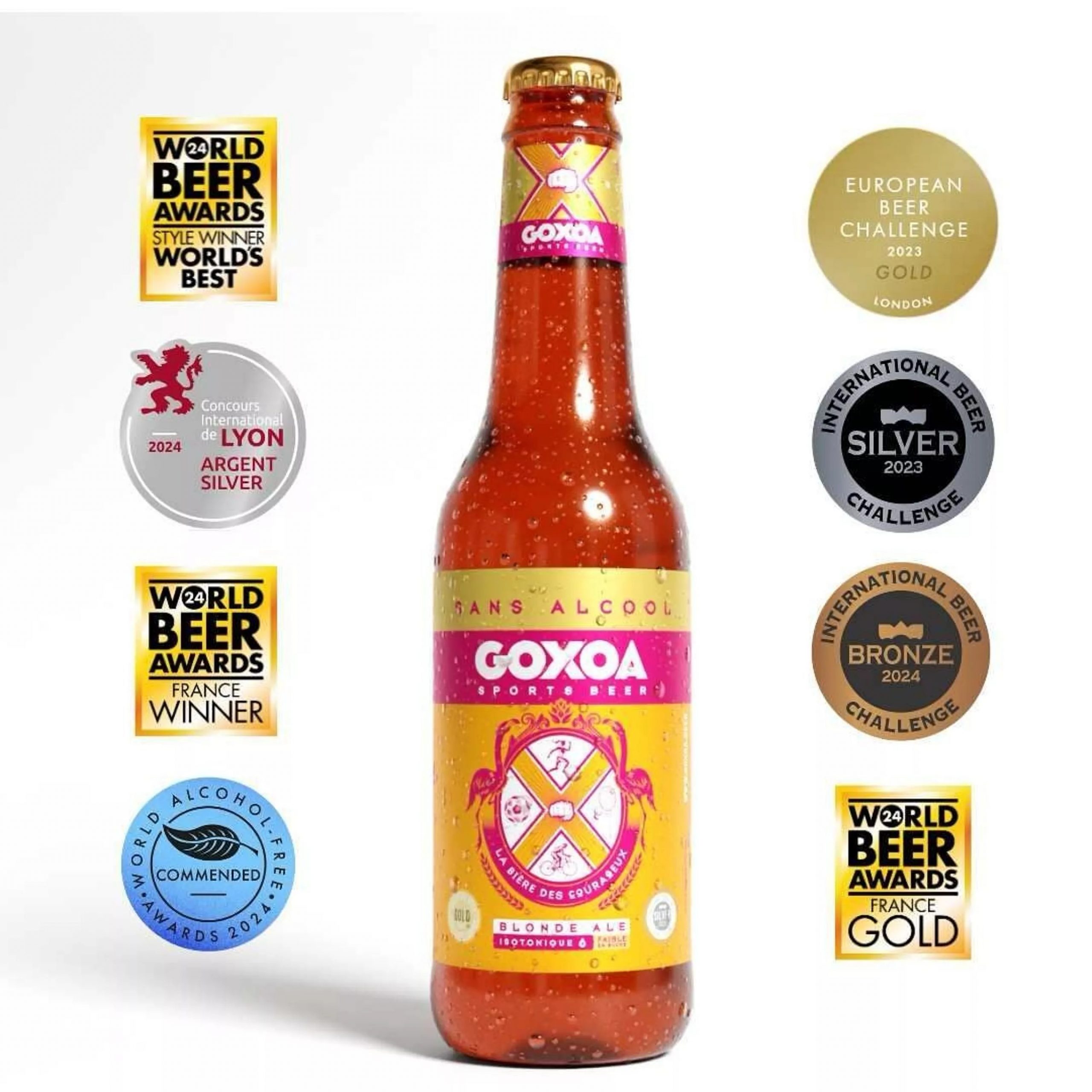 Bière Goxoa Blonde Ale sans alcool – Bouteille 33 cl – Image 2