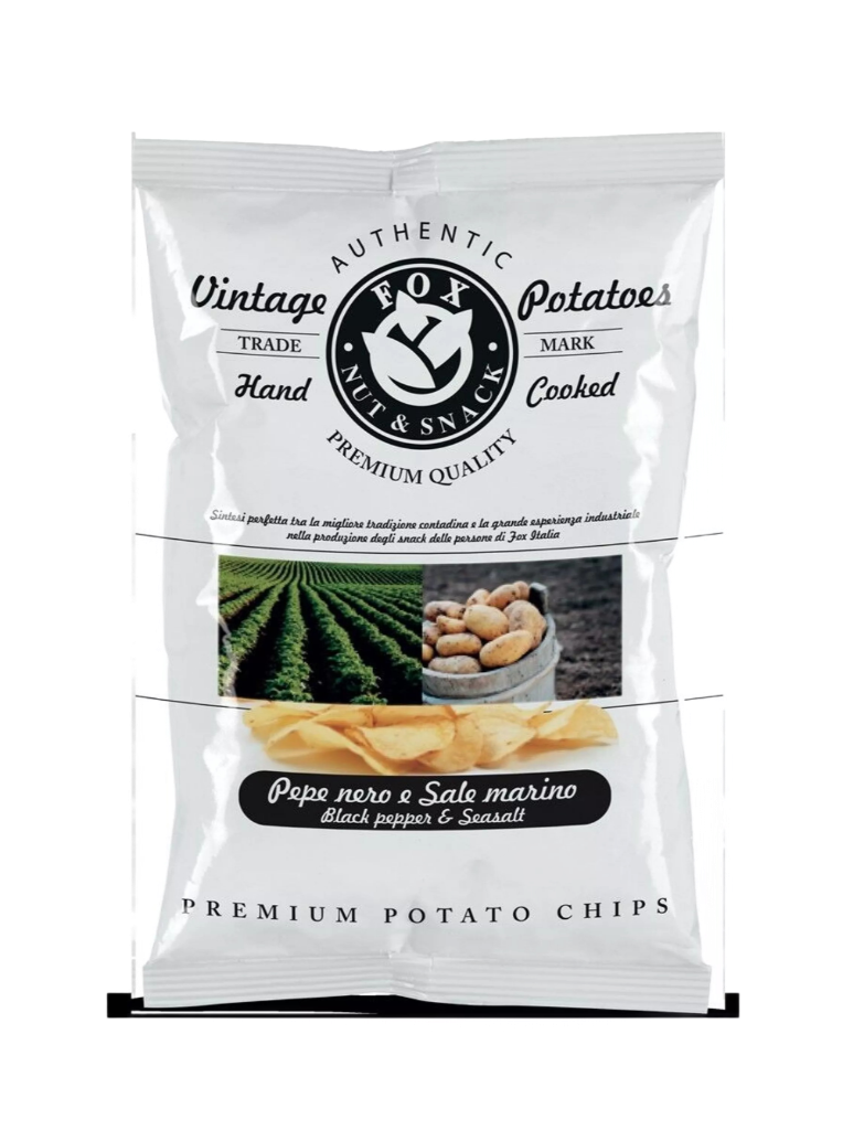 Chips Vintage au Poivre noir
