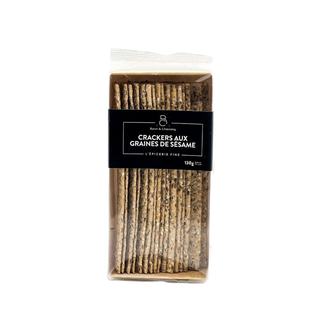 Crackers aux graines de sésame