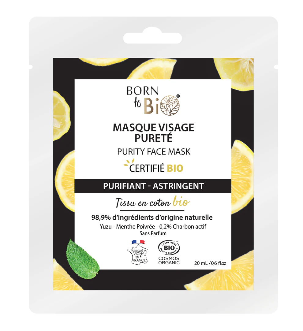 Masque Visage Bio - pureté - Born to bio – Image 4