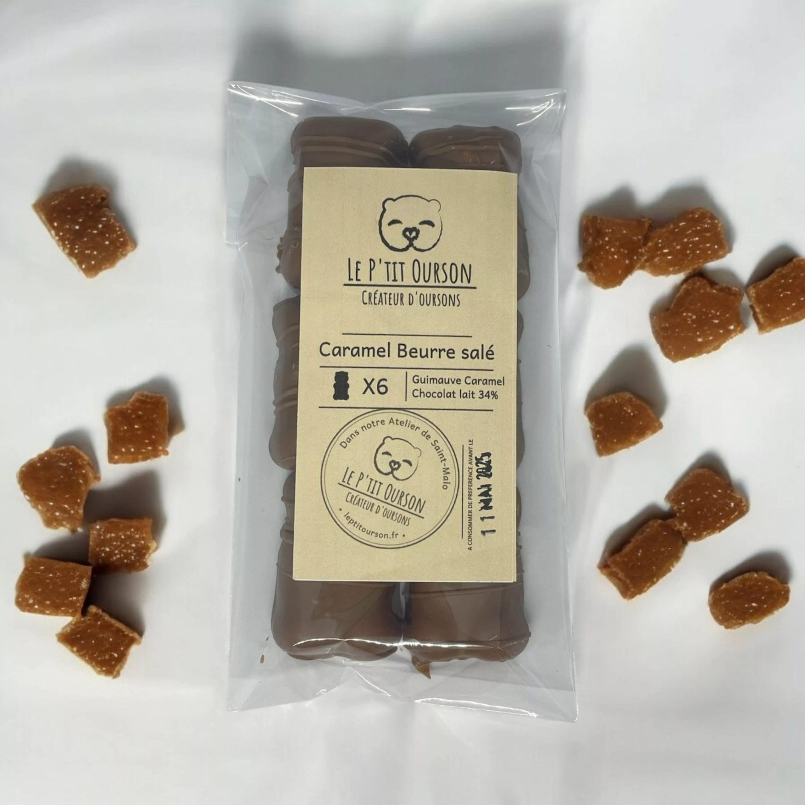 Oursons guimauve - caramel au beurre fleur de sel - Le ptit ourson – Image 2