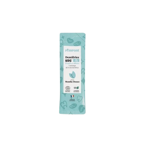 Dentifrice menthe enfant – Poudre à diluer naturelle Pimpant