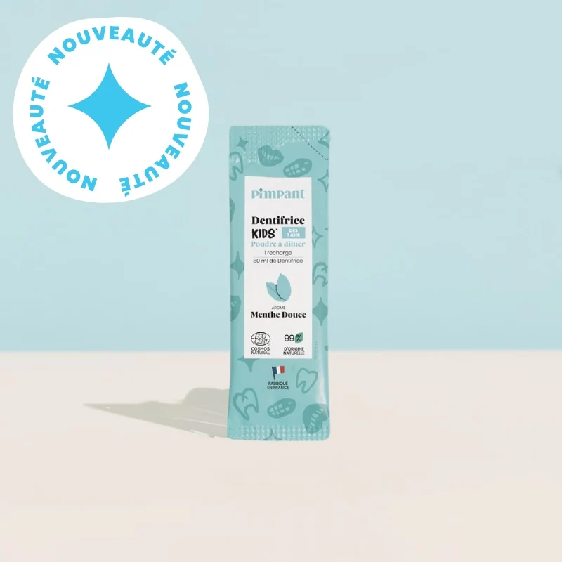 Dentifrice menthe enfant – Poudre à diluer naturelle Pimpant – Image 2