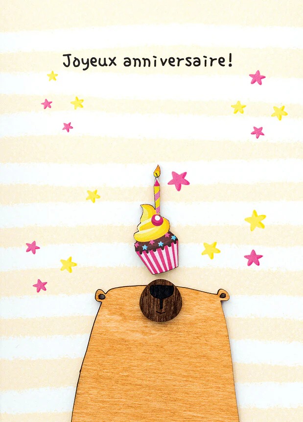 Cartes en bois artisanales – Cartes originales pour toutes les occasions – Image 7