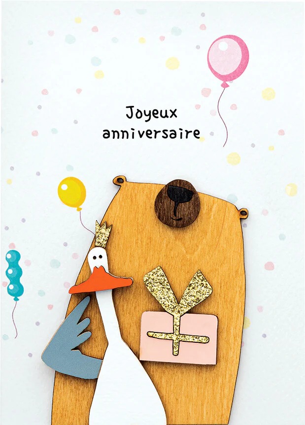 Cartes en bois artisanales – Cartes originales pour toutes les occasions – Image 6