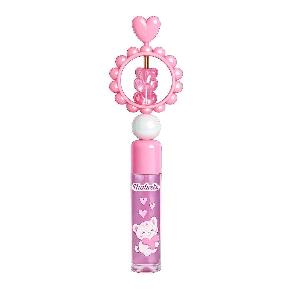 Gloss à lèvres kawaii Ourson rotatif – Image 5