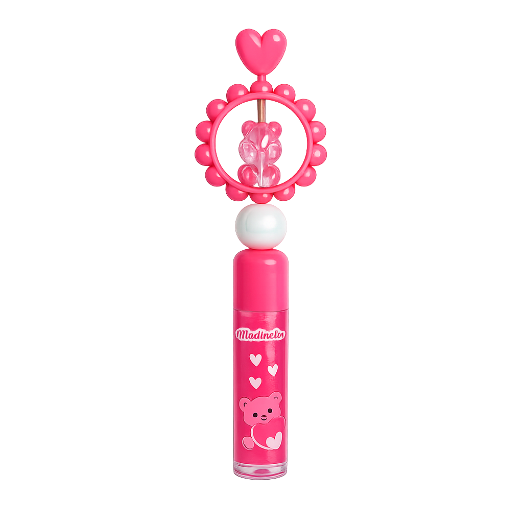 Gloss à lèvres kawaii Ourson rotatif – Image 3