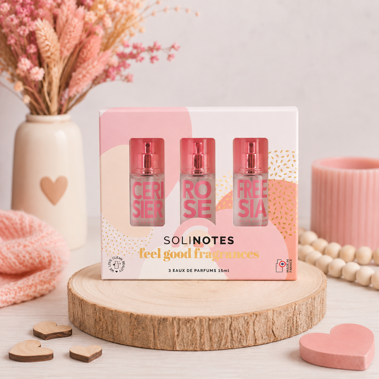 Parfum Solinotes – Fleur de Cerisier, Rose, Freesia ou Coffret – Image 3