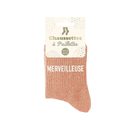 Chaussettes femme à message – Image 2