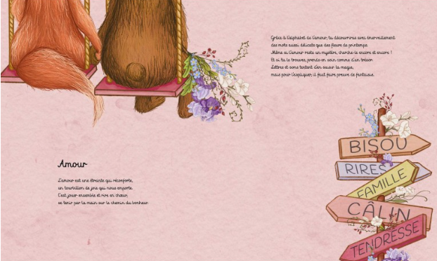 Livre Album illustré - L'alphabet de l'amour - Sassi – Image 2