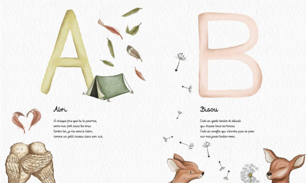 Livre Album illustré - L'alphabet de l'amour - Sassi – Image 3
