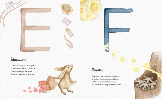 Livre Album illustré - L'alphabet de l'amour - Sassi – Image 4