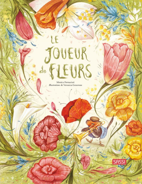 Livre Album illustré - Le joueur de fleurs - Sassi