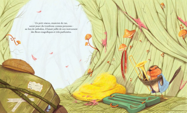 Livre Album illustré - Le joueur de fleurs - Sassi – Image 2
