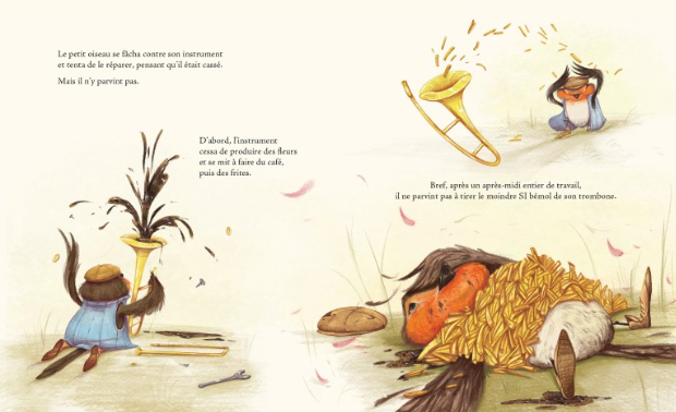 Livre Album illustré - Le joueur de fleurs - Sassi – Image 3