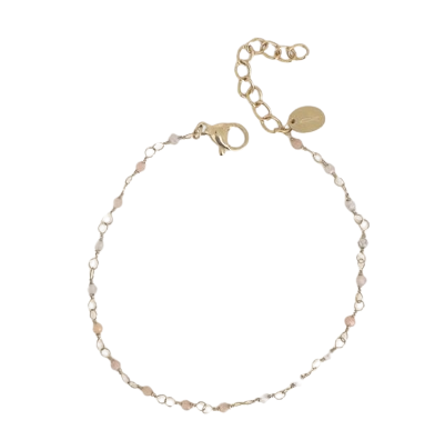 Bracelet fin - Quartz fraise