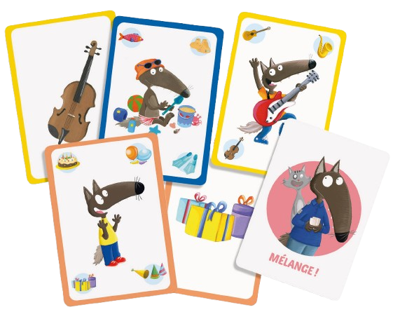 Jeu de cartes P’tit Loup Méli-Mélo – Auzou – Image 2