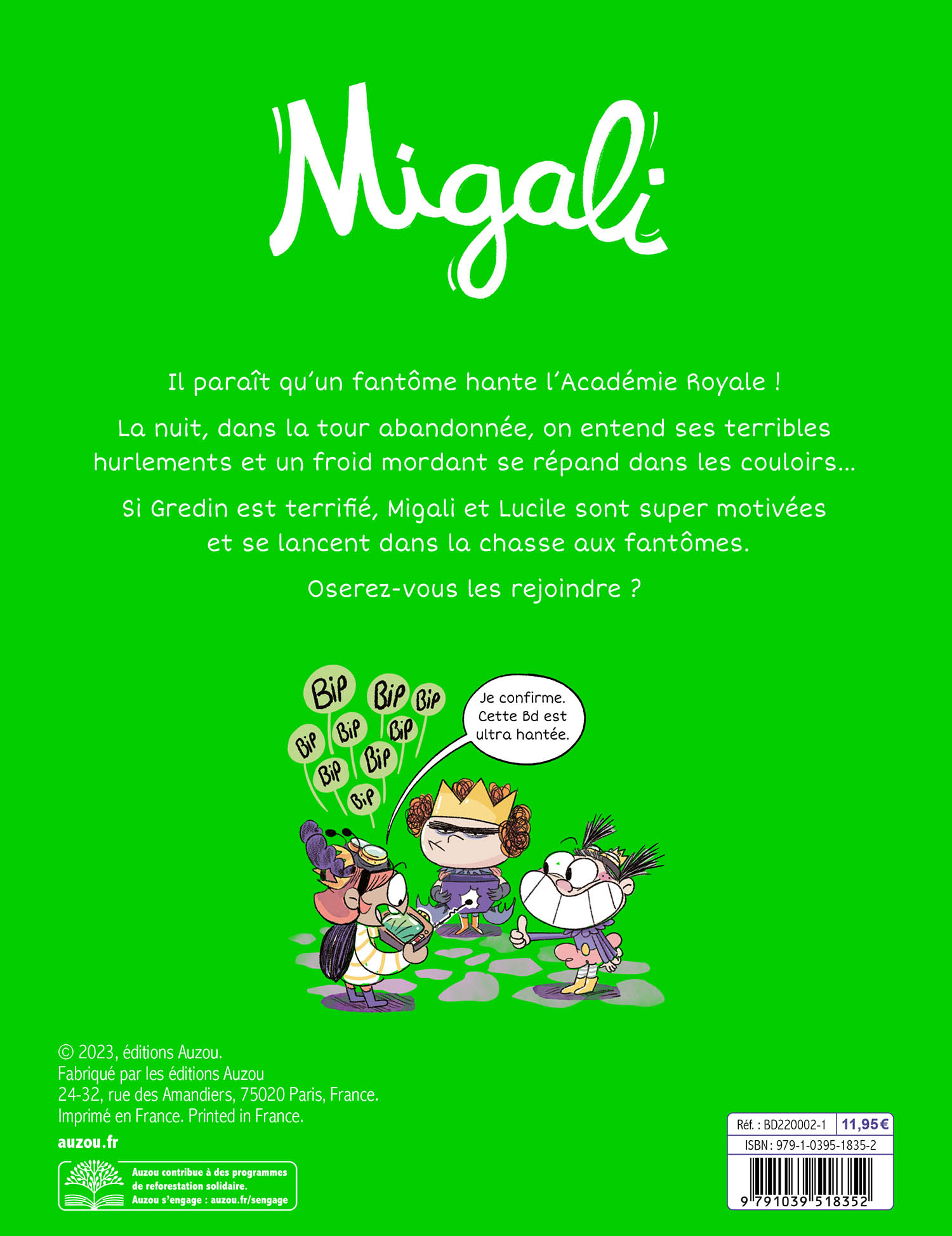 Livre Migali – Tome 5 – Chasseurs de trouille ! - Auzou – Image 2
