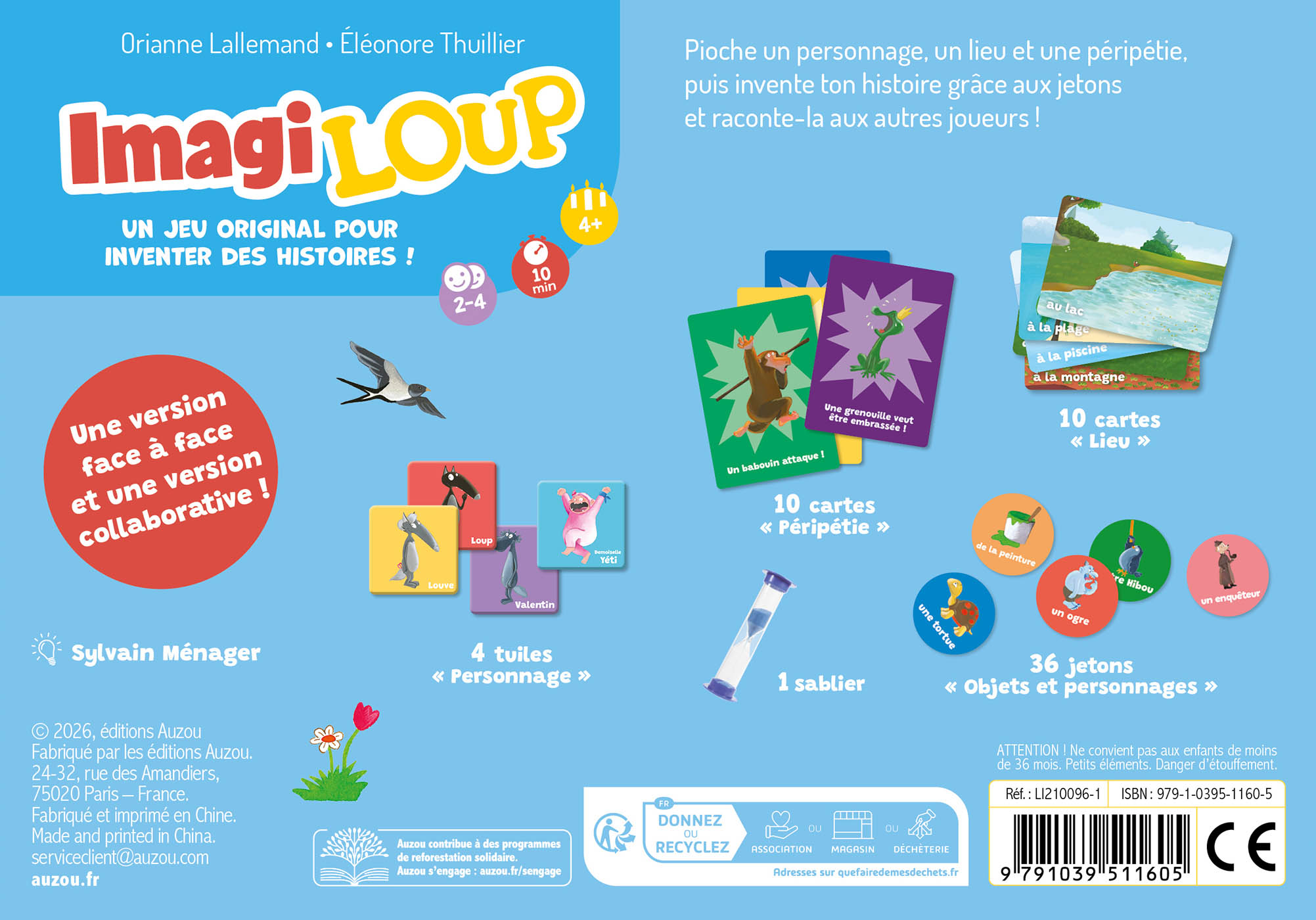 P’tit jeu Imagiloup – Auzou – Jeu d’imagination – Image 2