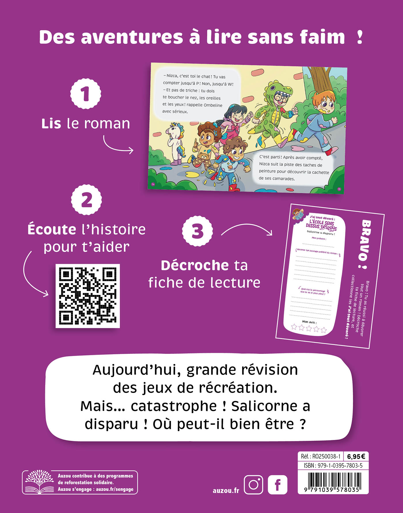 L’école sens dessus dessous – Salicorne a disparu ! – Auzou – Image 2