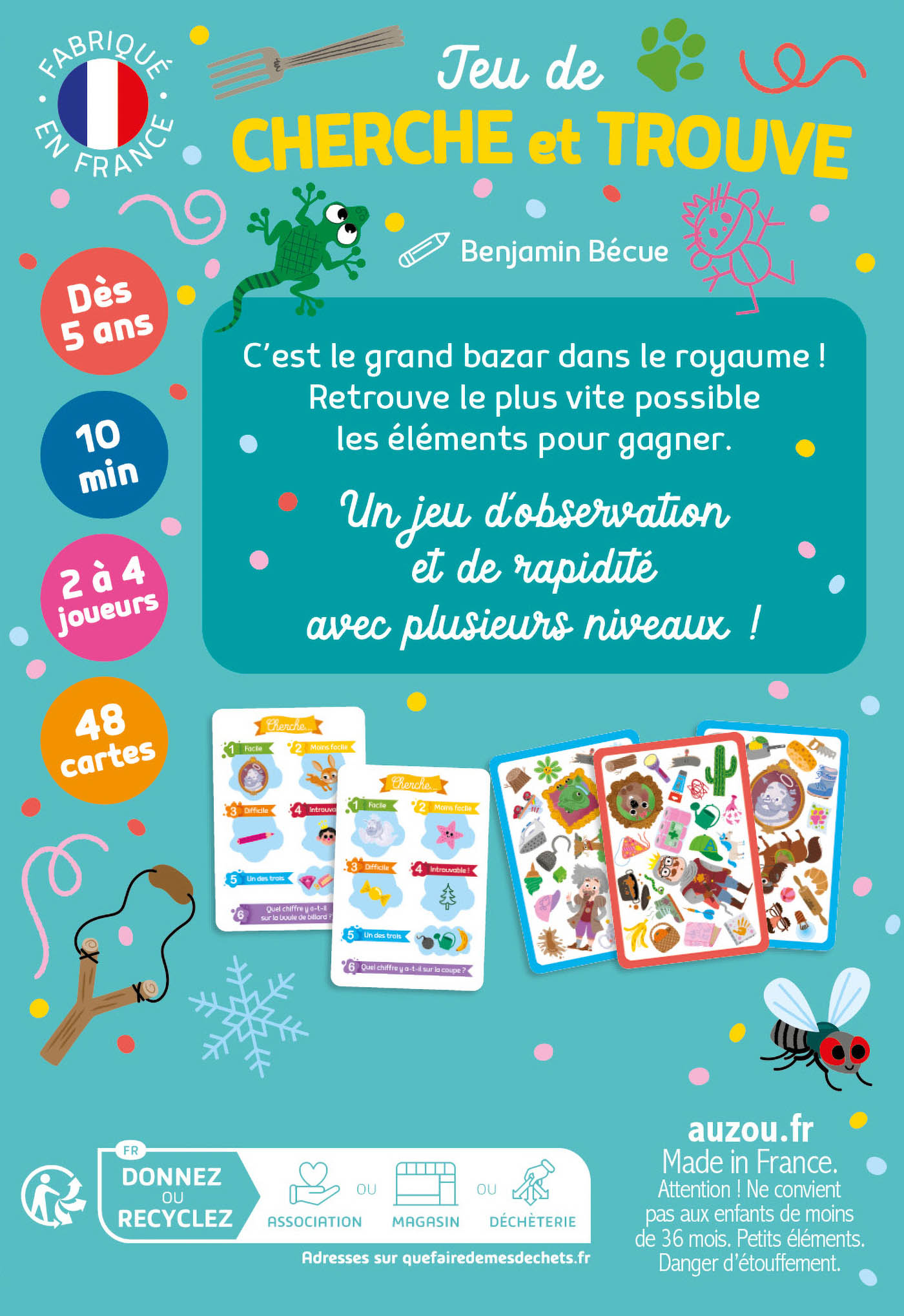 Jeu de cartes - cherche et trouve - Auzou – Image 2