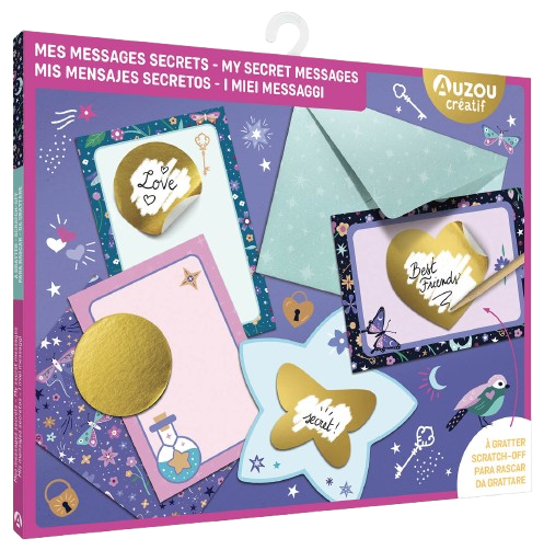 Ma pochette d'artiste- mes messages secret - Auzou