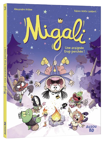 Livre Migali - Tome 3 - Une araignée trop perchée ! - Auzou