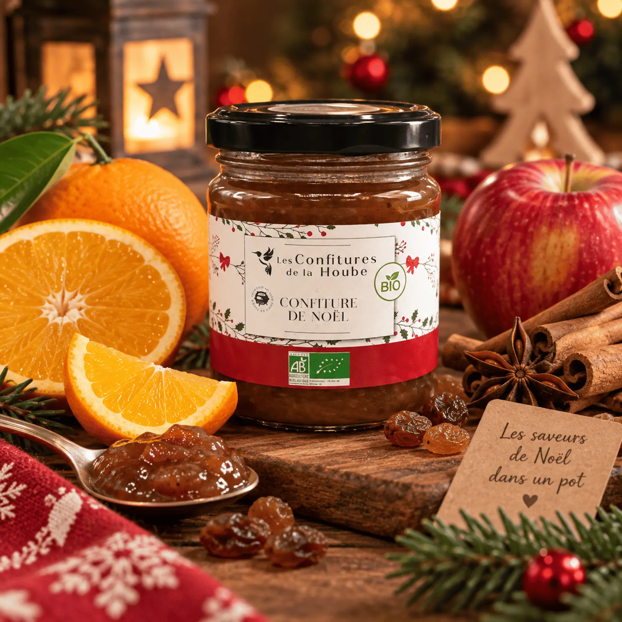 Confiture Extra Bio de Noël – Les Confitures de la Hoube – Image 2
