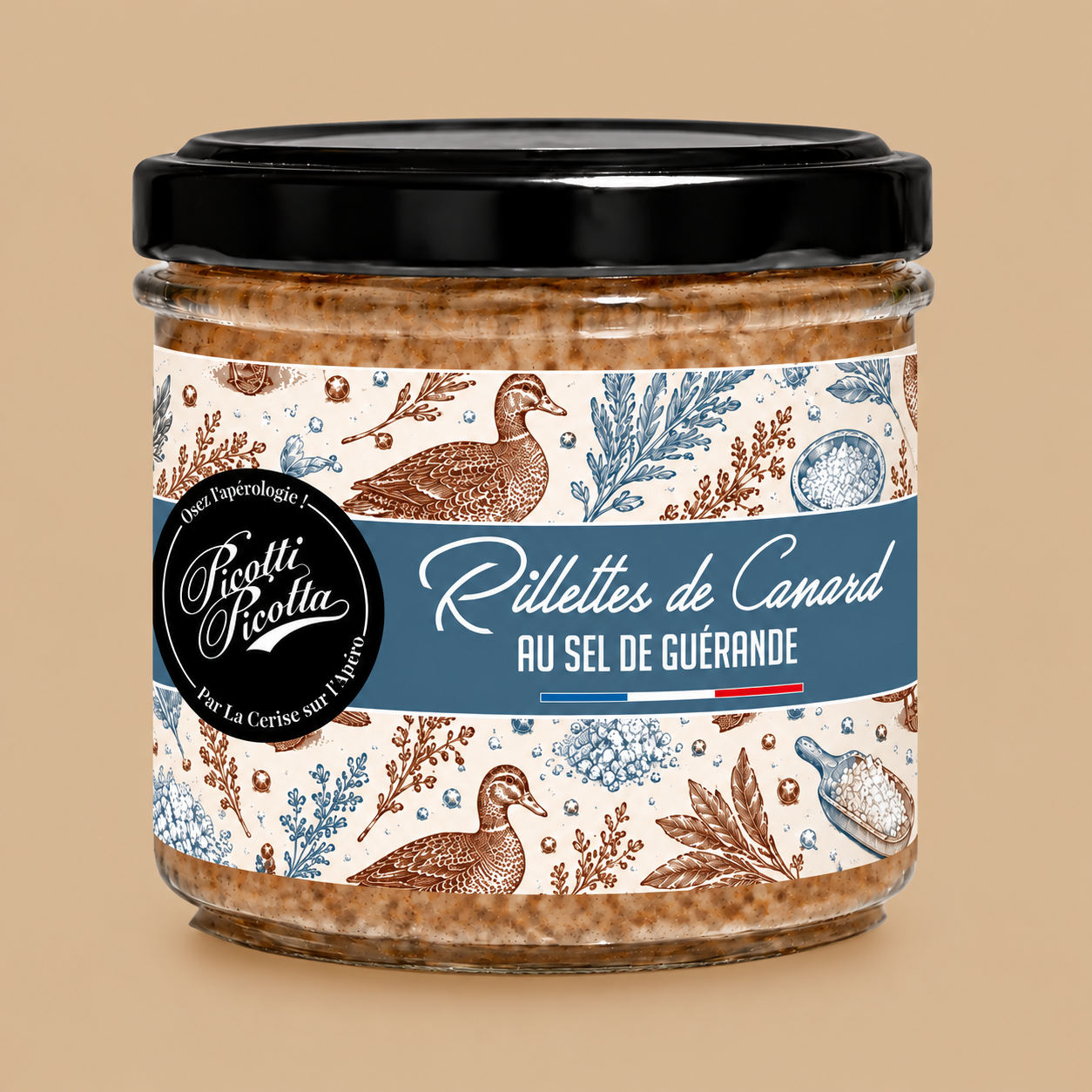 Rillettes de canard au sel de Guérande
