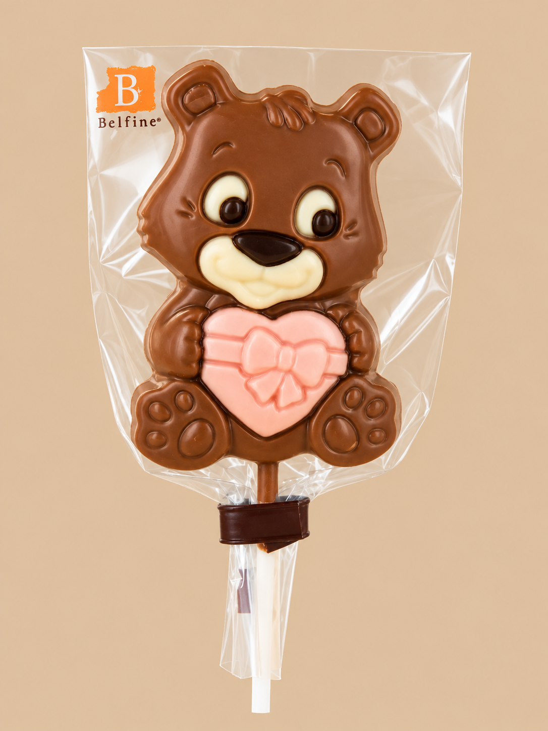 Sucette chocolat Ourson Cœur – Chocolat au lait – Image 4