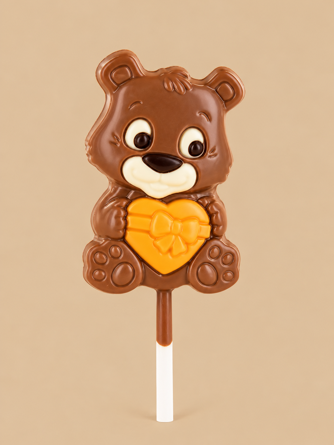 Sucette chocolat Ourson Cœur – Chocolat au lait – Image 2