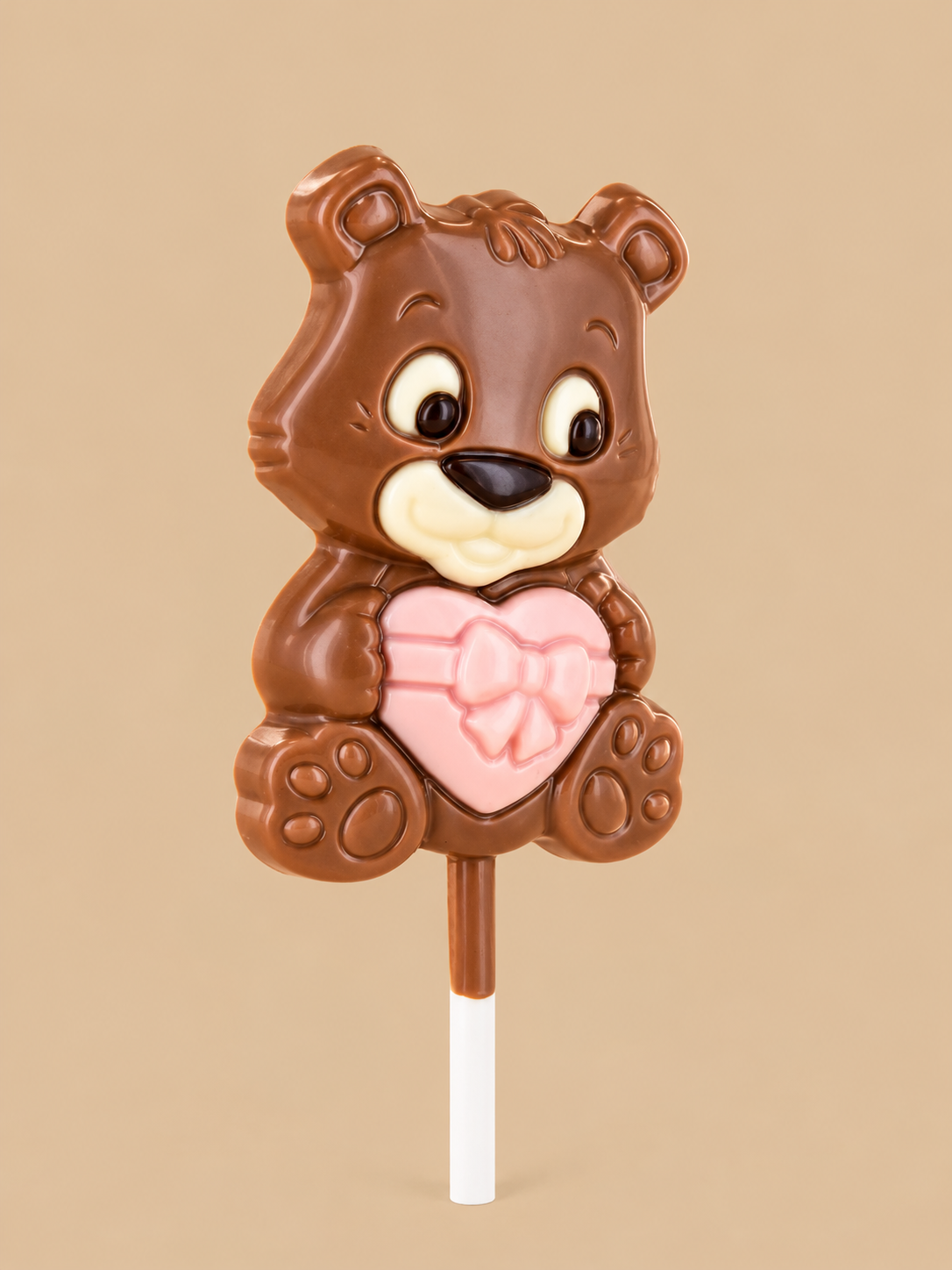 Sucette chocolat Ourson Cœur – Chocolat au lait – Image 3