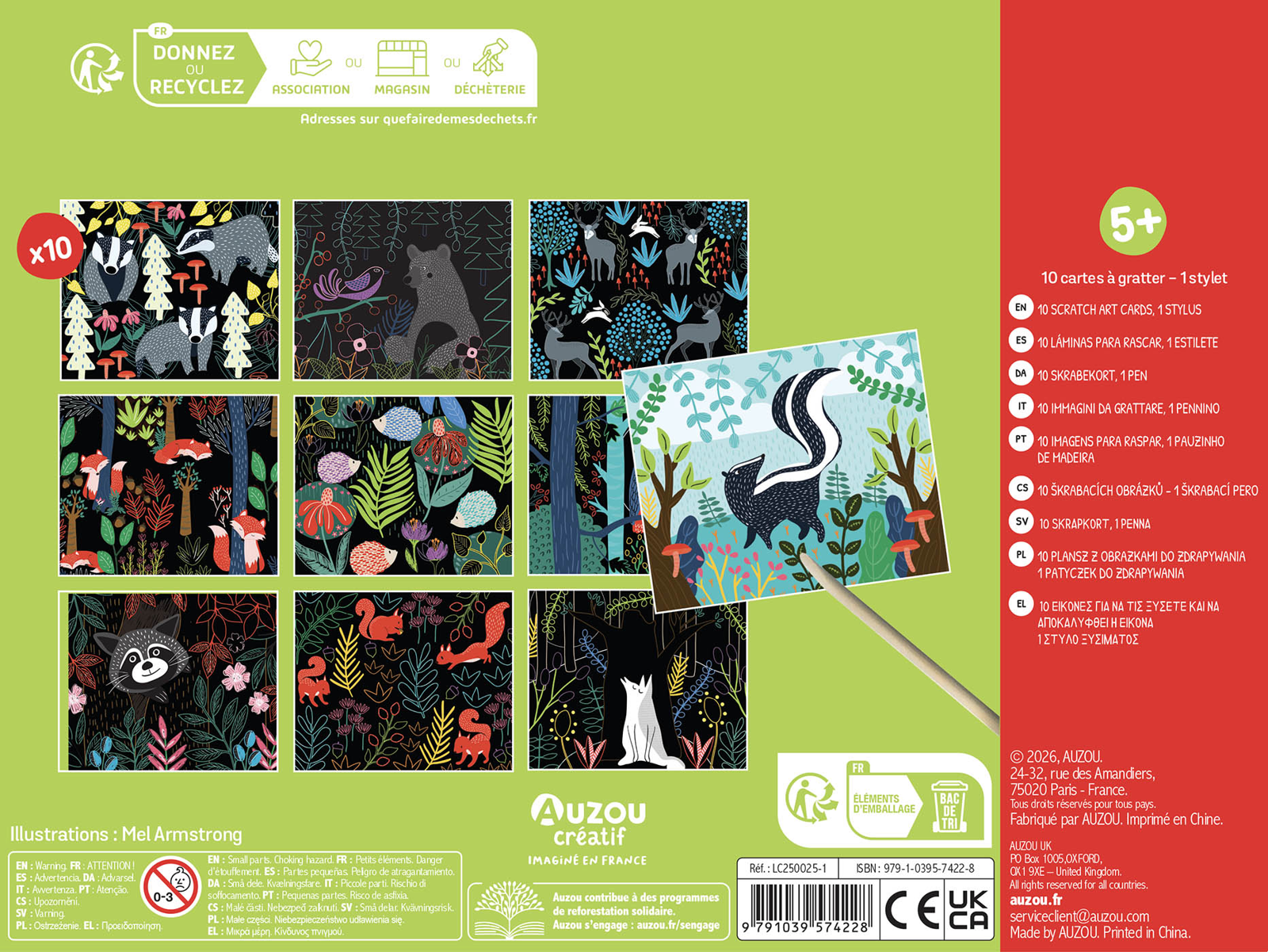 Ma pochette d'artiste - Cartes à gratter - Forêt – Image 4