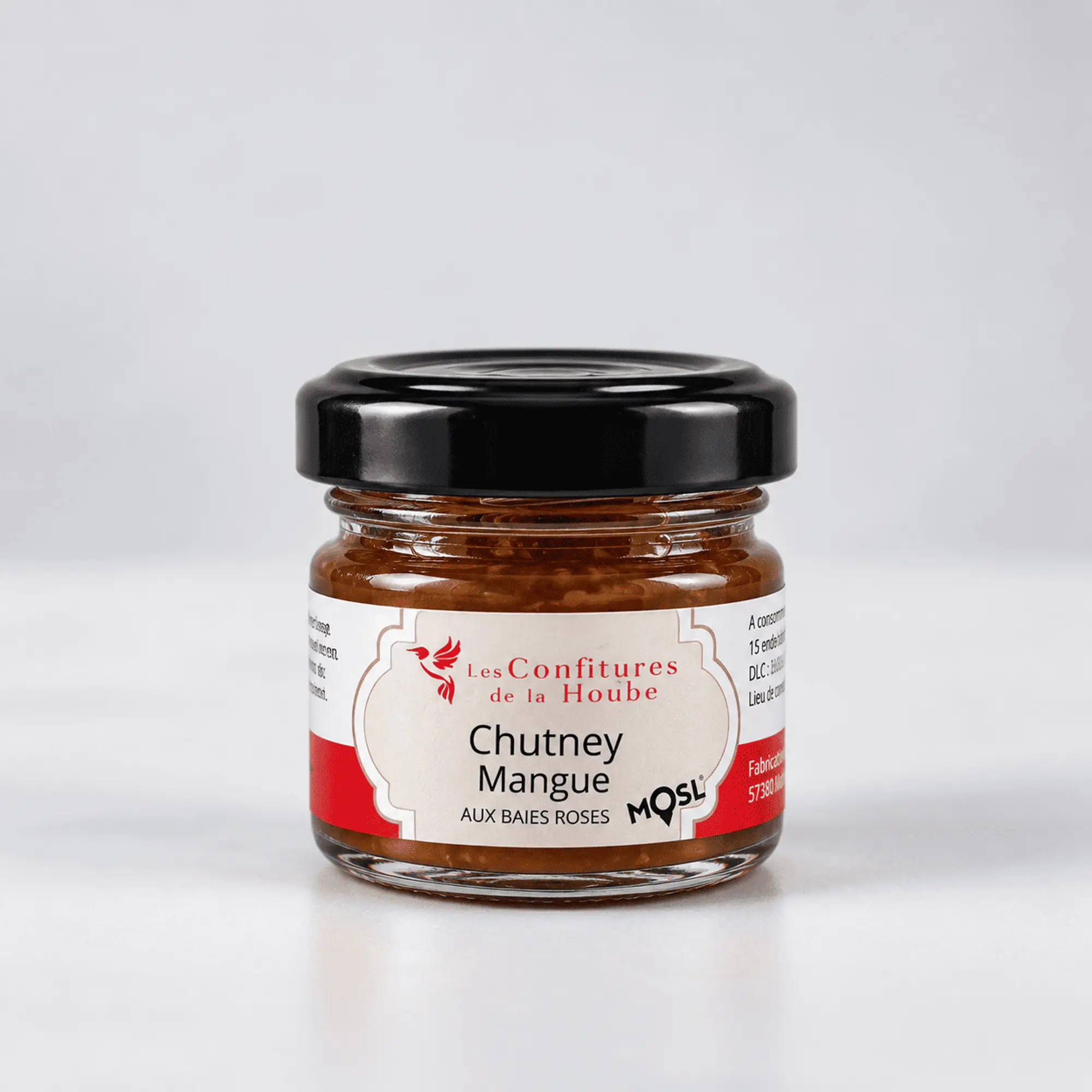 Chutney Mangue aux Baies Roses 28 g – Les Confitures de la Hoube – Image 3