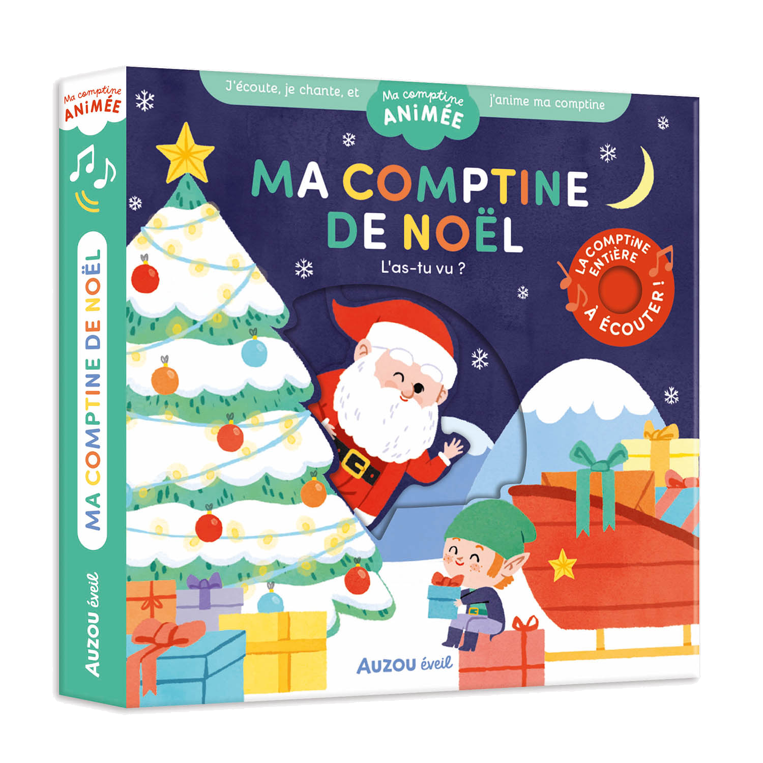 Livre Ma comptine animée - Ma comptine de Noël - L'as-tu vu ?
