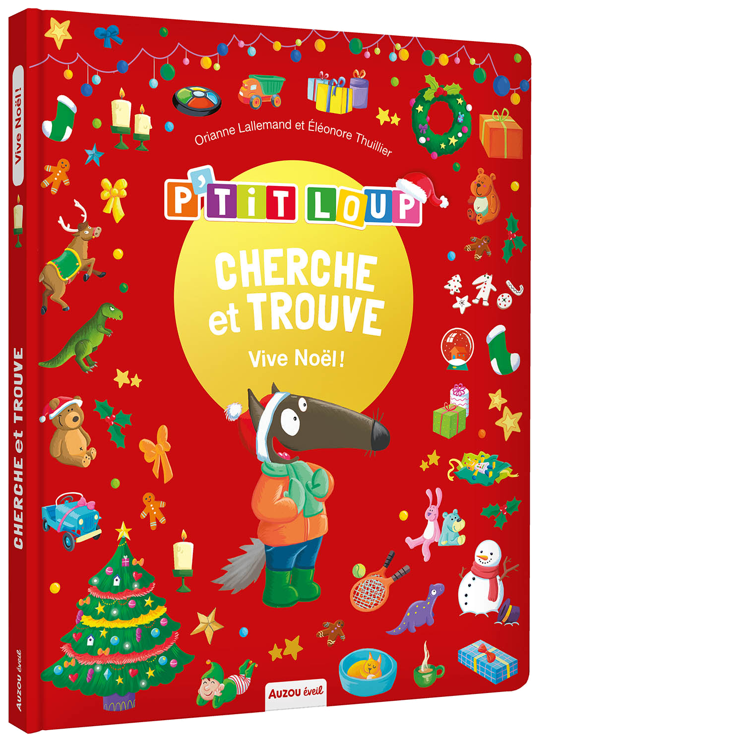Livre Cherche et trouve des tout-petits - P'tit Loup - Vive Noël !