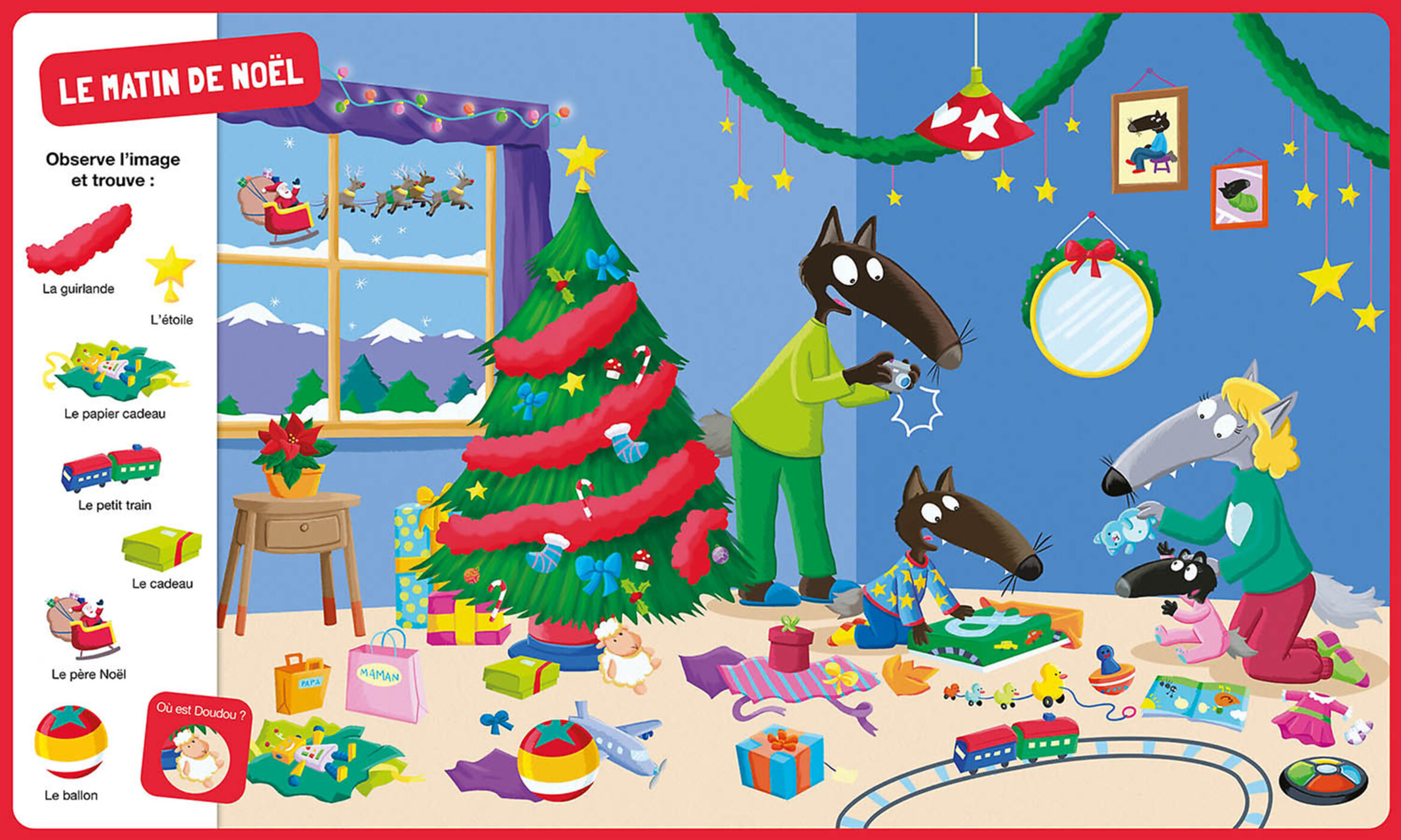 Livre Cherche et trouve des tout-petits - P'tit Loup - Vive Noël ! – Image 3