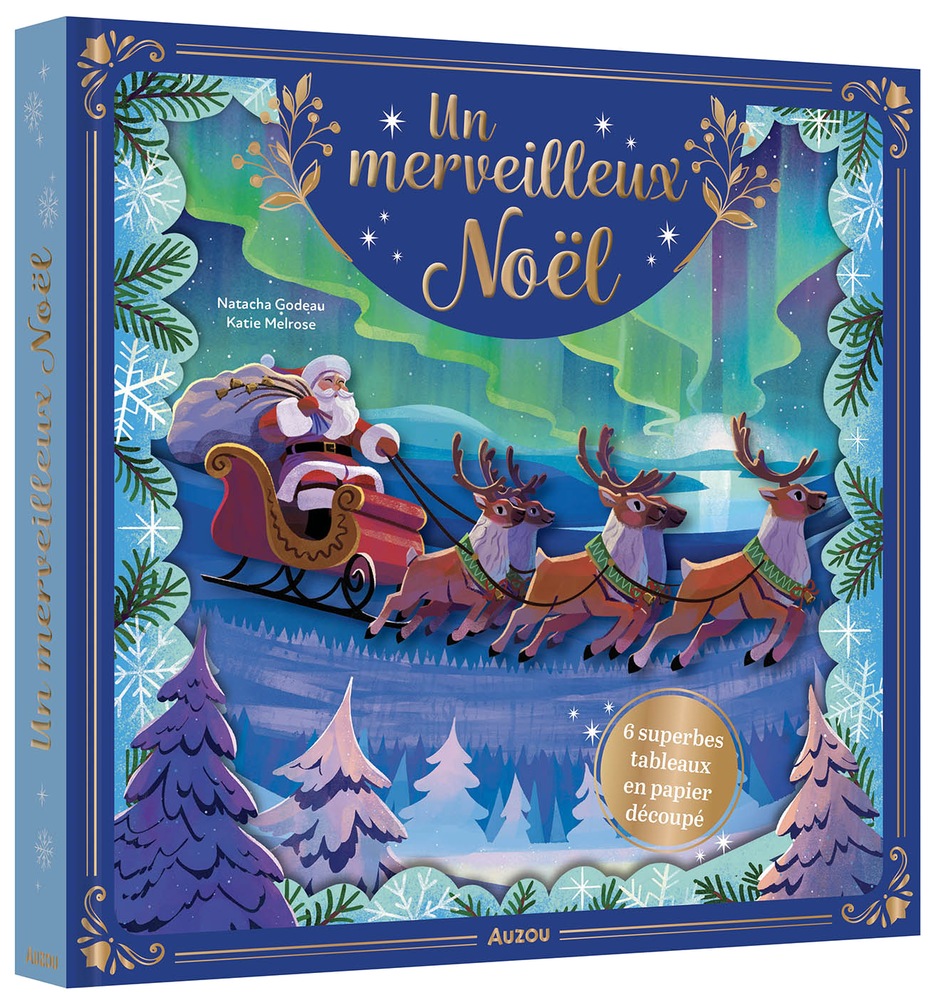 Livre en Papiers découpés - Un merveilleux Noël