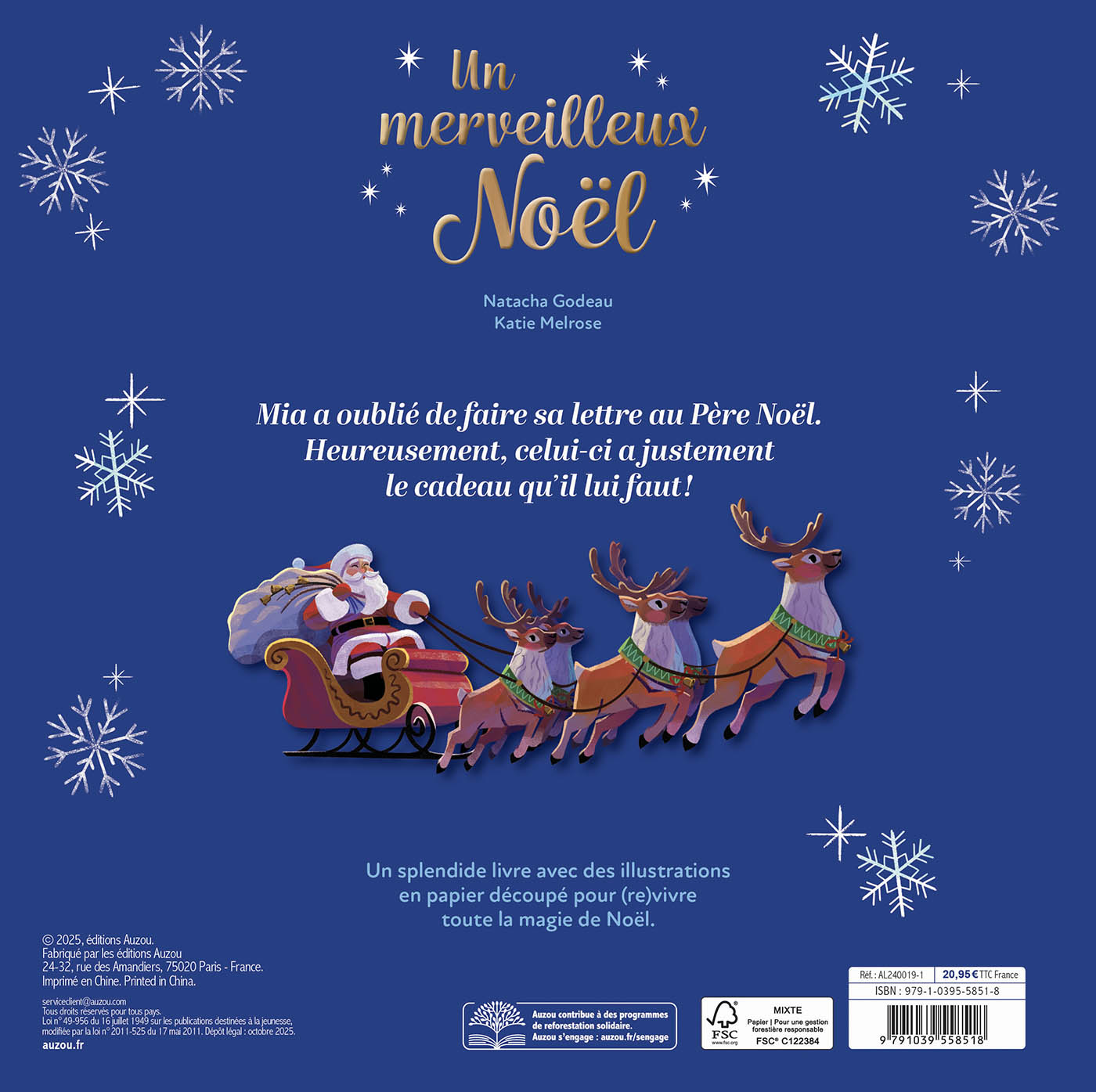 Livre en Papiers découpés - Un merveilleux Noël – Image 4