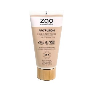 Fond de teint fluide Pro'Fusion 854 Medium naturel - zao bio makeup