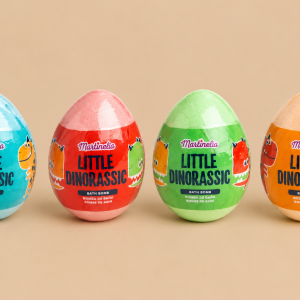 Œufs de bain surprise colorés Little Dinorassic