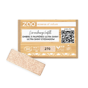 Recharge Ombre à paupières rectangle 270 Champagne - ZAO BIO MAKEUP (3)