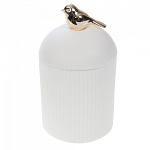 concept-store-idees-et-saveurs-Boîte décorative en céramique Oiseau