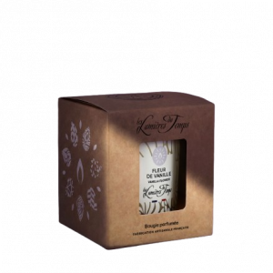 concept-store-idees-et-saveurs-Bougie 180 gr - Fleur de vanille - Lumières du temps