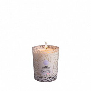 concept-store-idees-et-saveurs-Bougie 90grs - Fleur de vanille - Les lumières du temps