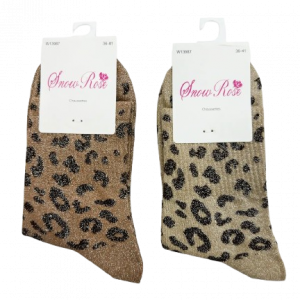 concept-store-idees-et-saveurs-Chaussettes à paillettes - léopard