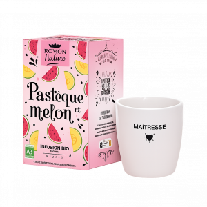concept-store-idees-et-saveurs-Infusion-Pasteque-Melon-Bio-Provence-dAntan-tasse-message-maitresse-tasse-message