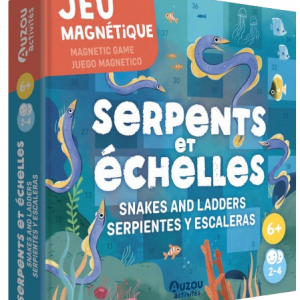 concept-store-idees-et-saveurs-Jeu Magnétique - Serpents Et échelles - Auzou