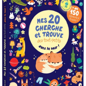 concept-store-idees-et-saveurs-Livre Mes 20 Cherche Et Trouve Des Tout-Petits - Qui Brillent Dans Le Noir ! - Auzou