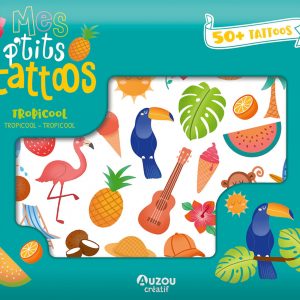concept-store-idees-et-saveurs-Mes P'Tits Tattoos - Tropicool - Auzou